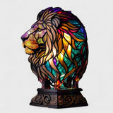 Leeuw - Glas-in-lood Lamp