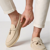 Beige Loafer met Kwasten – Elegant en Comfortabel