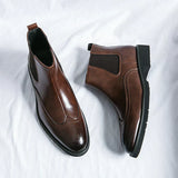 Fabian™ Glanzende Chelsea Boots voor Heren