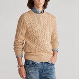Heren Gebreide Sweater - Dikke Katoenen Trui