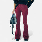Imke - Vrouwelijke Hoge Taille Flared Broek – Tijdloze Stijl, Elegante Silhouet