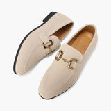 Elias | Lässig herenloafers van suede met een chique metalen detail