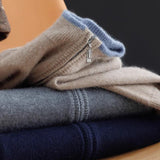 Luxe Kasjmiermix Vest voor Heren – Zachte, Warme en Tijdloze Jas