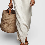 Avelina - Maxi Off-Shoulder Jurk met Vleermuismouwen