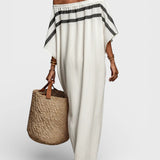 Avelina - Maxi Off-Shoulder Jurk met Vleermuismouwen