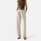 Alma - Dames Palazzo Broek Hoge Taille Tijdloos
