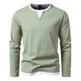Coen™ Casual Heren Longsleeve met V-Hals