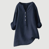 Fernanda | Vrouwelijke blouse van licht en comfortabel linnen