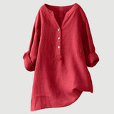 Fernanda | Vrouwelijke blouse van licht en comfortabel linnen