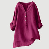 Fernanda | Vrouwelijke blouse van licht en comfortabel linnen