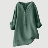 Fernanda | Vrouwelijke blouse van licht en comfortabel linnen