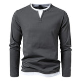 Coen™ Casual Heren Longsleeve met V-Hals