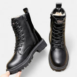 Ancienne Monde | Warme Winterboots met Platte Zool