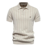 Benles | Stijlvol Gestreept Poloshirt Gebreid