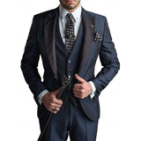 Heren Driedelige Linnen Set - Elegant & Comfortabel voor Formele Gelegenheden