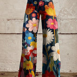 Léna - Bloemenwijdtepantalon