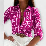 Filipa - Blouse met klassieke kraag
