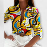 Filipa - Blouse met klassieke kraag
