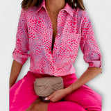 Filipa - Blouse met klassieke kraag