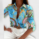 Filipa - Blouse met klassieke kraag