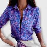 Filipa - Blouse met klassieke kraag