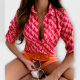 Filipa - Blouse met klassieke kraag