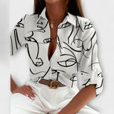 Filipa - Blouse met klassieke kraag